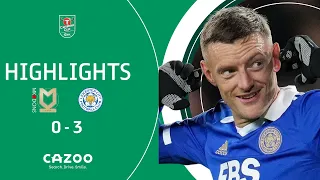 JAMIE VARDY'S HAVING A PARTY! | Leicester City cruise through in Carabao Cup