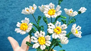 Мастер-класс МК от Koshka2015 - Beaded flowers, цветы из бисера, МК, DIY