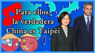 ¿Qué países reconocen a TAIWÁN? 🇹🇼 - El Mapa de Sebas #shorts