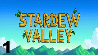 Знакомство с жителями и первый урожай Stardew Valley Прохождение #1