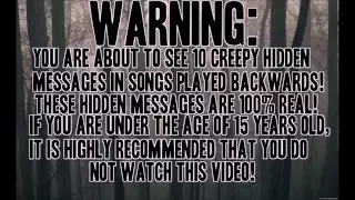 10 Creepy Hidden Messages In Songs