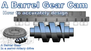 How to design A barrel  cam gear reducer; 원통형 캠 기어 감속기 설계하기;Siemens NX CAD;