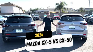 2024 Mazda CX-5 vs. 2024 Mazda CX-50: A Deep Dive Comparison & Review