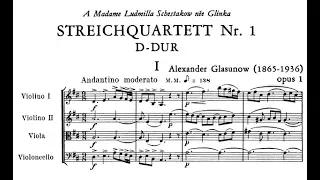 Alexander Glazunov - String Quartet No. 1,  Op. 1 (1882)