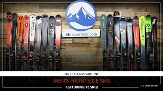 2021 Men's 65 to 80 mm Frontside Ski Comparison with SkiEssentials.com