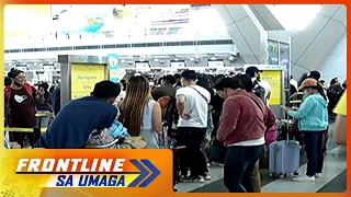 Mga pasahero sa NAIA, dismayado dahil sa kanseladong flights | Frontline Sa Umaga