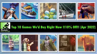 Top 10 Games We'd Buy RIGHT NOW (10% off) | The R&R Show #37