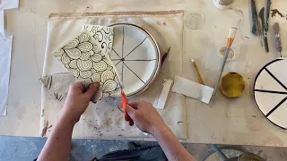 Pottery | Sgraffito Plate