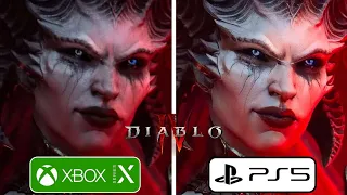 Diablo 4 PS5 vs Xbox Series X Graphics Comparison