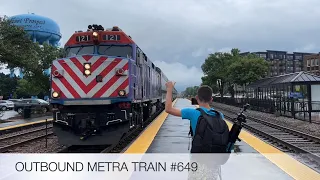 The Complete Metra Evening Rush Hour At Mount Prospect On August 14, 2023