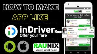 Make App like Indriver | How to make taxi app like indriver | Indriver Clone