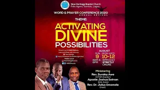 Activating Divine possibilities By Apostle Joshua Selman