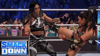 WWE 2K22 - SmackDown : Xia vs. Sonya Deville + Xia challenges Natalya to a match at Extreme Rules