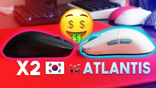 BEST Wireless Mice UNDER $100! Pulsar X2 vs. Lamzu Atlantis (shocking)