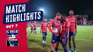 FC Dallas vs San Jose Earthquakes Highlights | October 7, 2023