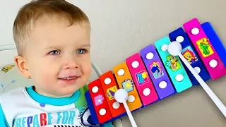 Музыкальные инструменты игрушки, изучаем названия и звуки - Learn Toy Musical Instruments