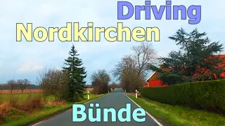 Driving from Nordkirchen to Bünde , Germany