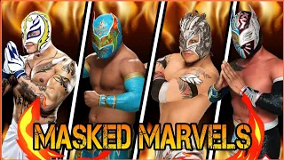 Rey Mysterio vs. Sin Cara (Místico) vs. Kalisto vs. Sin Cara (Hunico) - "Masked Marvels"