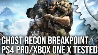 [4K] Ghost Recon Breakpoint: PS4 Pro vs Xbox One X Graphics Comparison + Tech Breakdown!