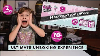 L.O.L. Surprise! Amazing Surprise with 14 Dolls and OMG Dolls