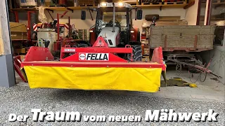 Mähwerk ist komplett | Nasse Kühe | Regen