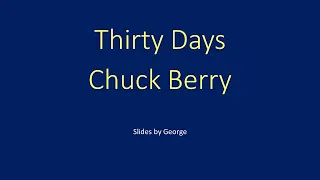 Chuck Berry   Thirty Days  karaoke