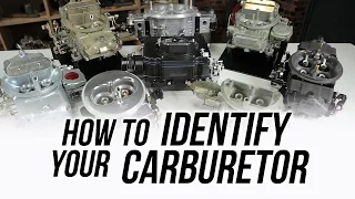 How To Identify Your Holley & Demon Carburetor