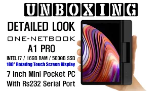 Detailed Look 1Netbook One-Netbook A1 PRO i7 Small but powerful 7 inch Pocket PC on the market