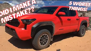 5 Things I HATE about my 2024 TACOMA