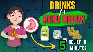 5 Best Drinks To Stop Acid Reflux | Homemade Drink For Acid Reflux | Acid Reflux Treatment at Home