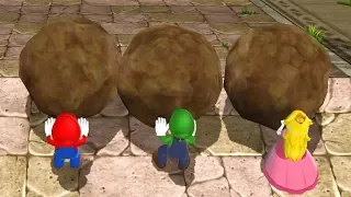 Mario Party 9 Step It Up - 1 vs. Rivals - Daisy vs Team Mario, Luigi, Peach | GreenSpot