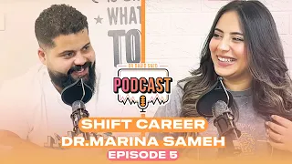 Podcast “Shift Career " | Episode 5 - With  ​⁠@BioDivaDrMarinaSameh