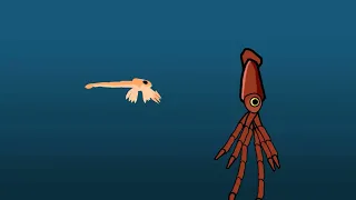 Giant squid vs Sea scorpion