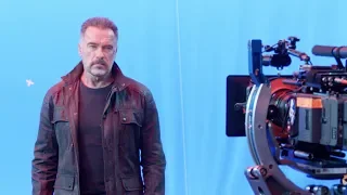 Terminator: Dark Fate: Behind the Scenes Movie Broll - Arnold Schwarzenegger | ScreenSlam