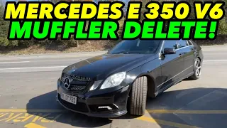 2011 Mercedes E 350 3.5L V6 Dual Exhaust w/ Muffler Delete!