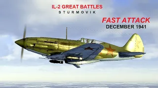 Fast Attack MiG3 IL-2 Great Battles single player game video