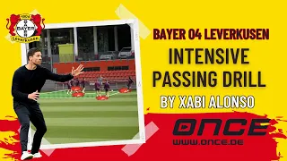 Bayer 04 Leverkusen - intensive passing circuit by Xabi Alonso