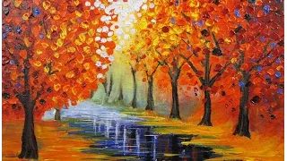 Art Lesson: How to Paint an Easy Leonid Afremov Inspired Piece