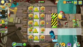 plants vs zombies 2 pirate seas day 16