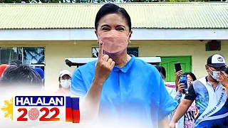 Presidential candidate Leni Robredo bumoto sa Magarao, Camarines Sur | Halalan 2022