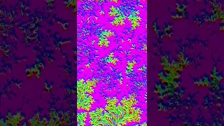 Psychedelic Mesmerizing Colorful Rainbow Fractal Animation (epilepsy warning) #shorts