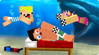 🐟ПОЧЕМУ МЫ ТЕПЕРЬ ЖИВЁМ ПОД ВОДОЙ В МАЙНКРАФТ? ШЕДИ ЛЕСКА И НУБИК MINECRAFT