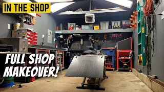 Motorcycle Shop Makeover! Fresh Paint And More Organization!