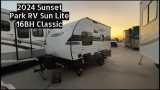 2024 Sunset Park RV Sun Lite 16BH Classic Travel Trailer