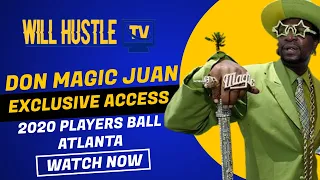 BISHOP DON MAGIC JUAN UP CLOSE ENTRANCE TO THE 2020 PLAYERS BALL IN ATL | WILL HUSTLE TV EXCLUSIVE