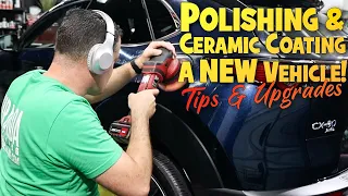 Polishing & Ceramic Coating Service 2022 Mazda CX30 & Lake Country Pad Washer 4000! #Detailingtips