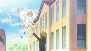 Cute moment of Syaoran and Sakura💕