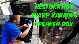 Karaoke speaker box restoration