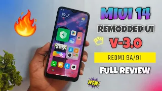 Miui 14 REMODDED UI V-3.0 🔥 For Redmi 9a/9i | Almost All Miui 14 Features Working 👍 | Full Review