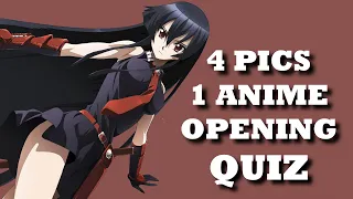 4 Pictures 1 Anime Opening QUIZ (70 Anime)